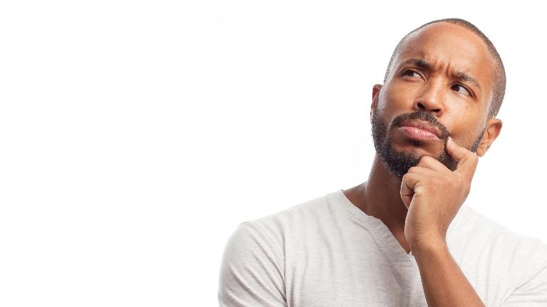 Man Thinking | Alpharetta Creek Restorative Dentistry